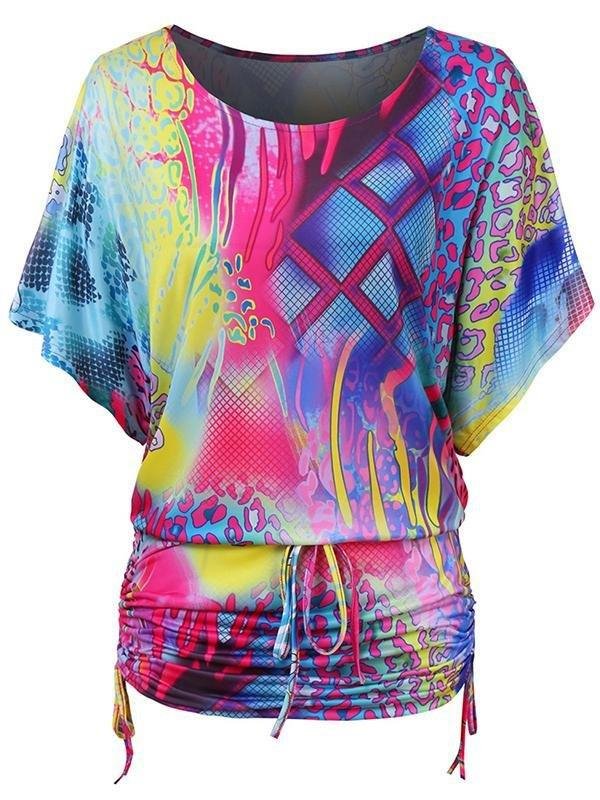 Women's Fashion Temperament Hedging Round Neck Dress - LuckyFash™