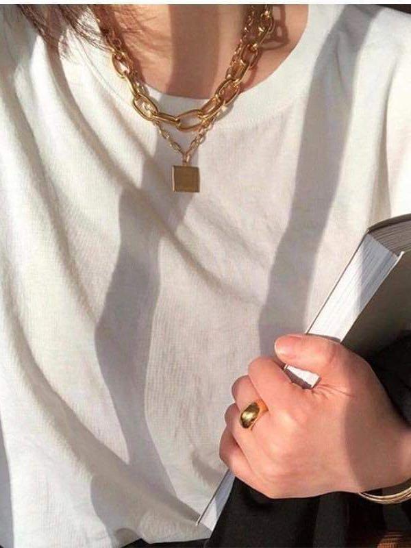 Women's Gold Plated Necklace - LuckyFash™