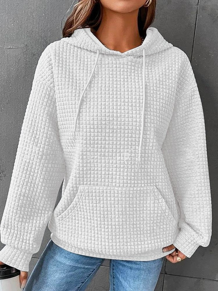 Hoodies Casual Loose Solid Pullover Hoody - LuckyFash™