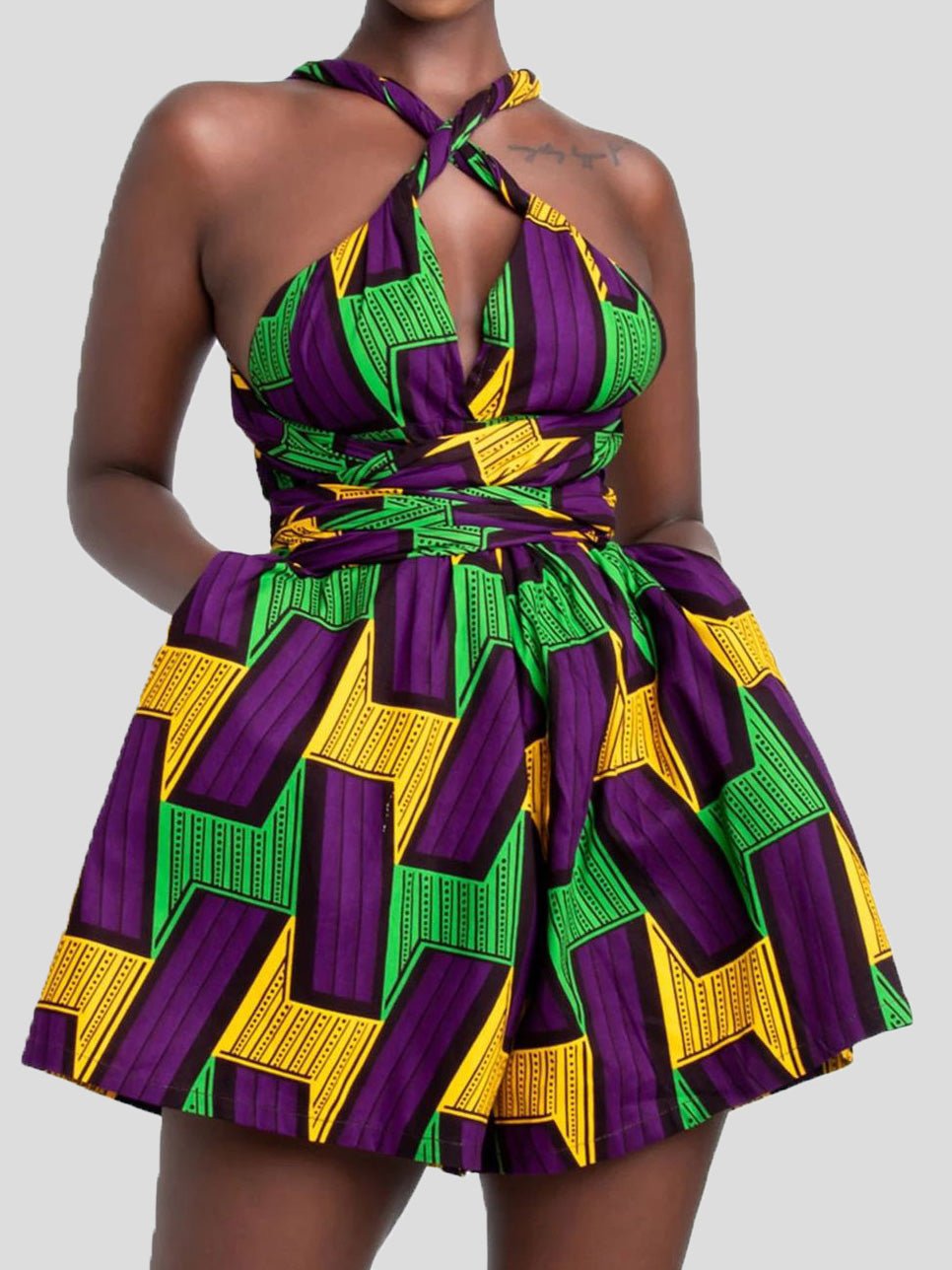 Women's Jumpsuits Printed DIY Multi-Worn Pocket Jumpsuit - LuckyFash™