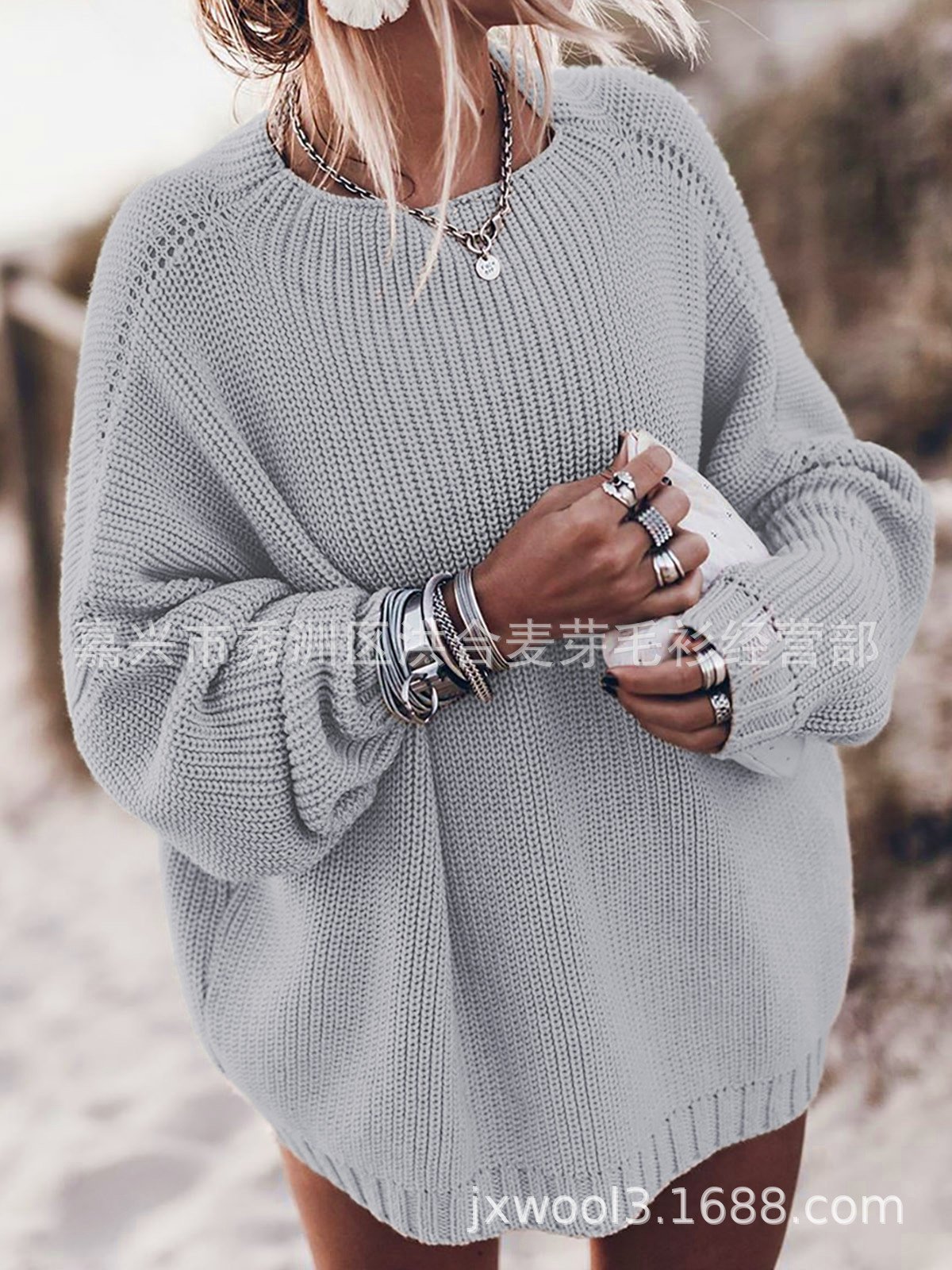 Women's Kinnted Plus Size Sweater - LuckyFash™