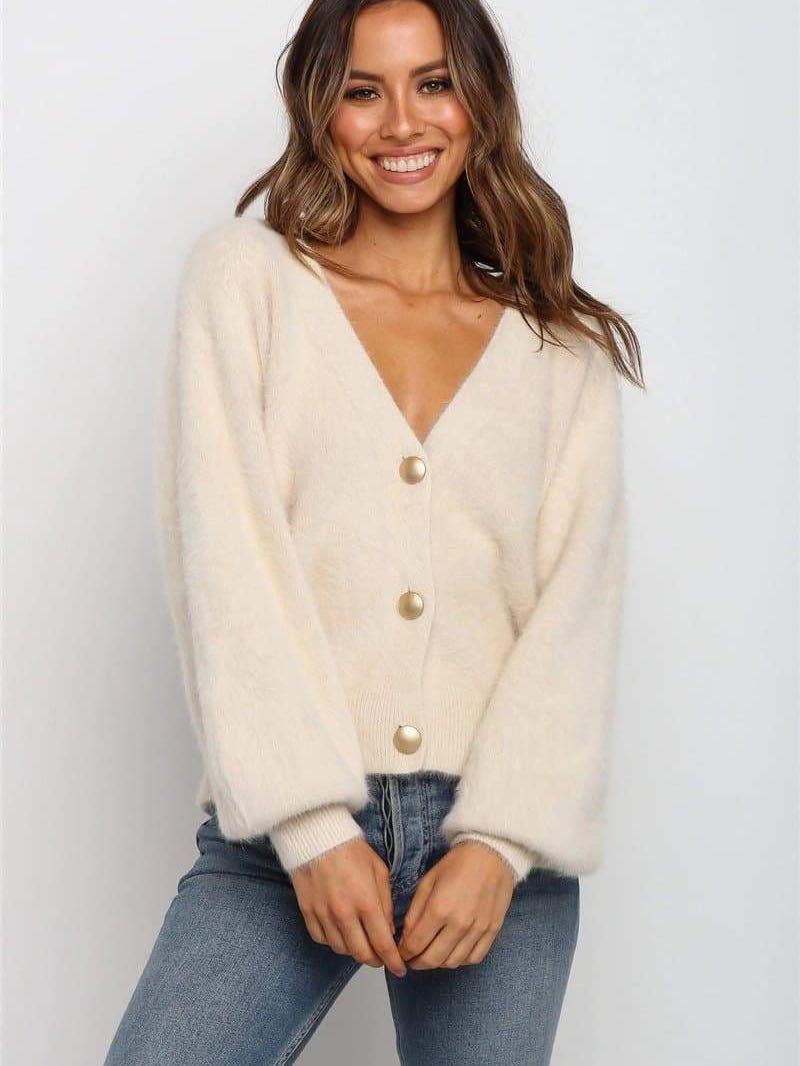 Women's Knit Cardigan Sweater - LuckyFash™