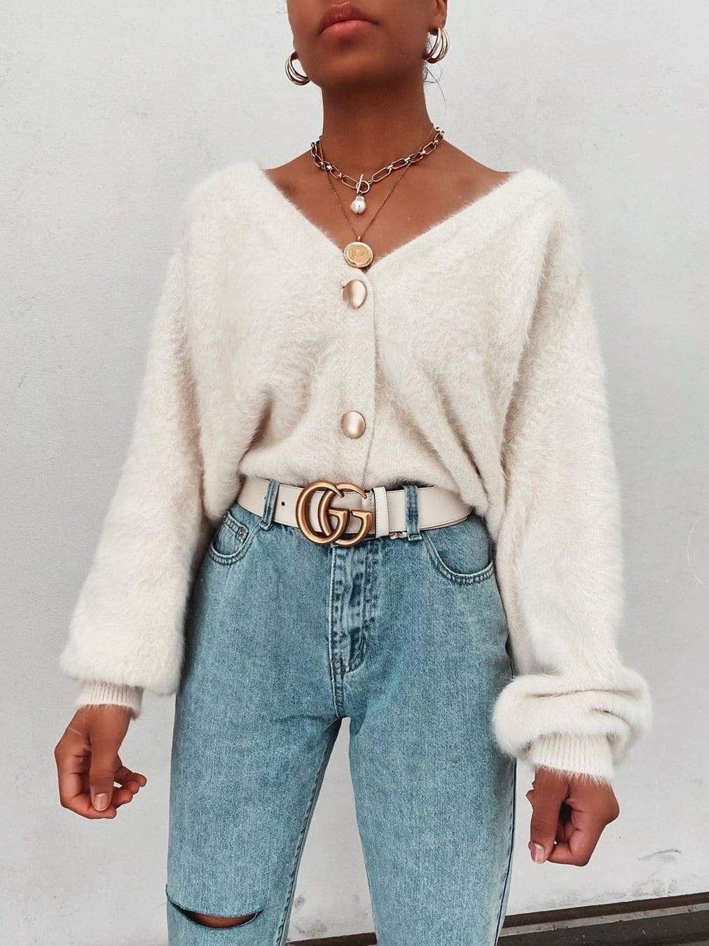 Women's Knit Cardigan Sweater - LuckyFash™