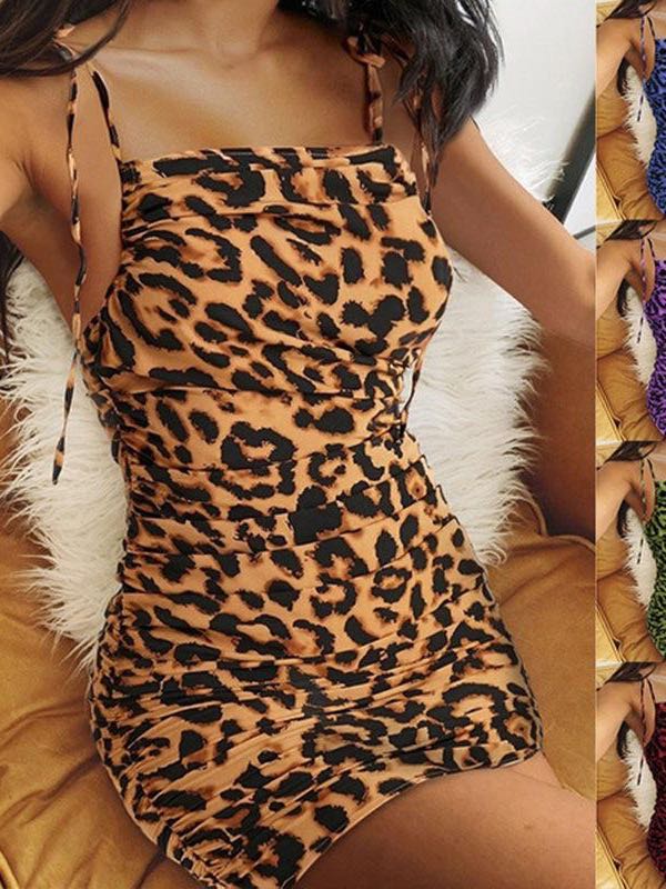 Women's Leopard Grain Lace-up Top - LuckyFash™