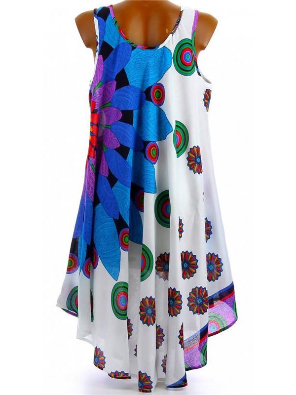 Womens loose Print Dress - LuckyFash™