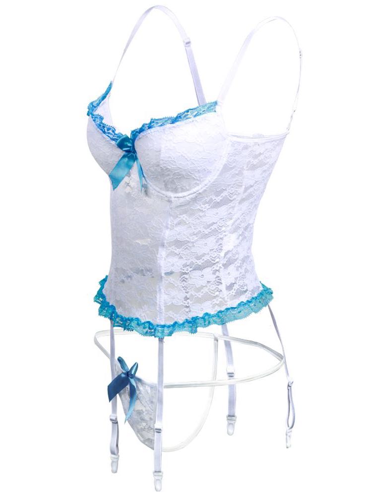 Lace Transparent Bowknot Lingerie - LuckyFash™