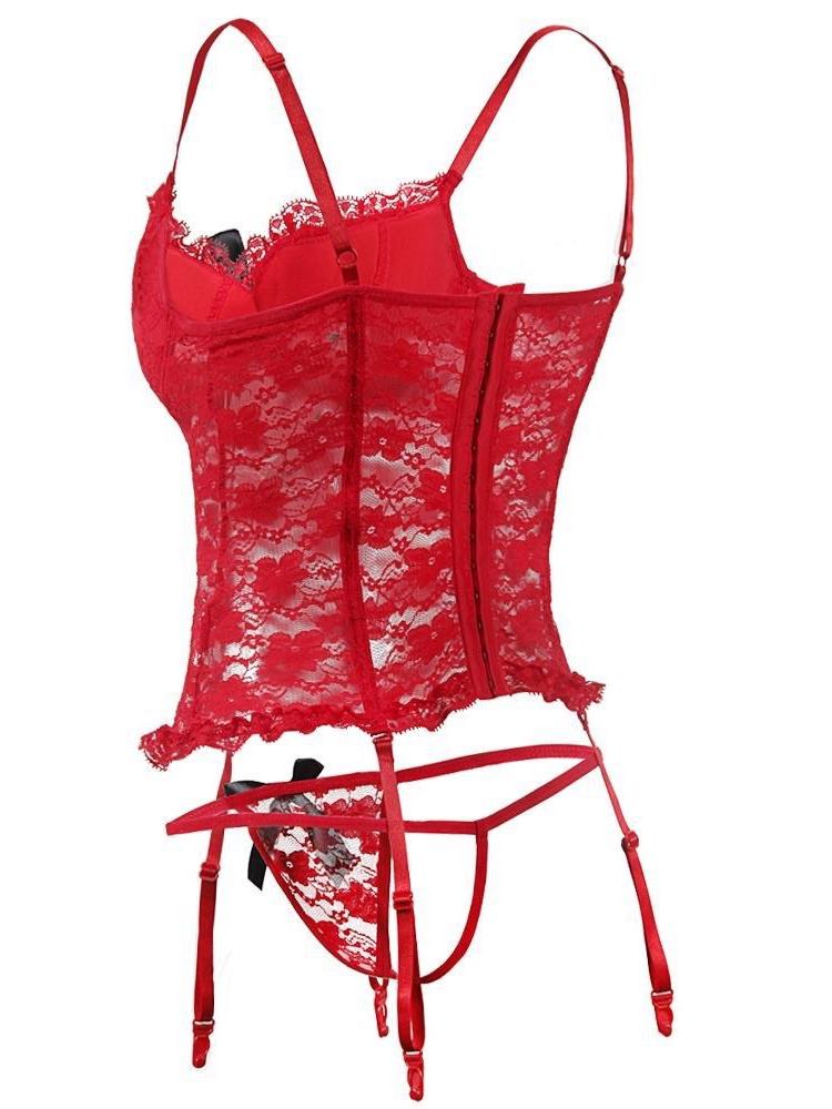 Lace Transparent Bowknot Lingerie - LuckyFash™