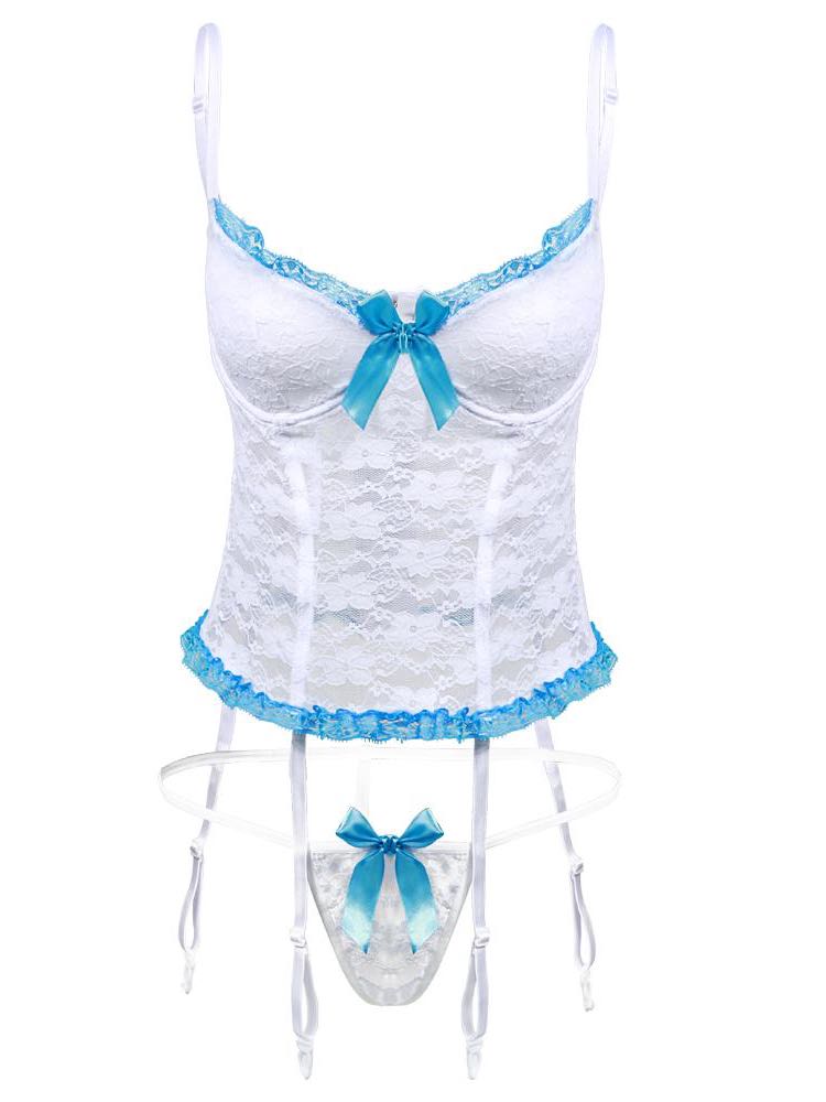 Lace Transparent Bowknot Lingerie - LuckyFash™