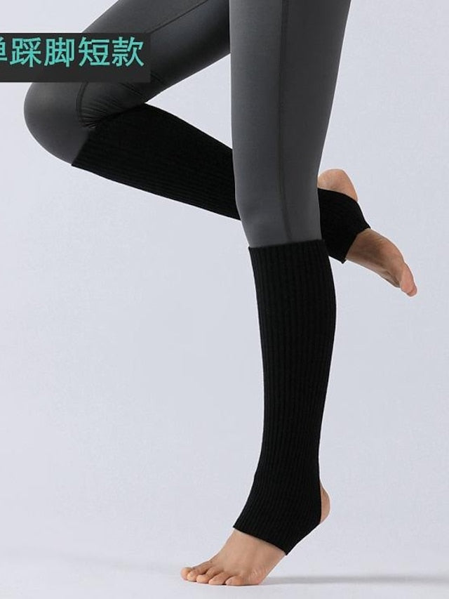 Women's Kid's Leg Warmers Boot Cuffs Home Daily Solid Color Acrylic Fibers Basic Classic Warm 1 Pair - LuckyFash™