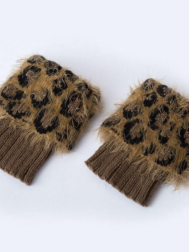 Women's Leg Warmers Boot Cuffs Work Daily Acrylic Fibers Nylon Basic Classic Warm 1 Pair - LuckyFash™