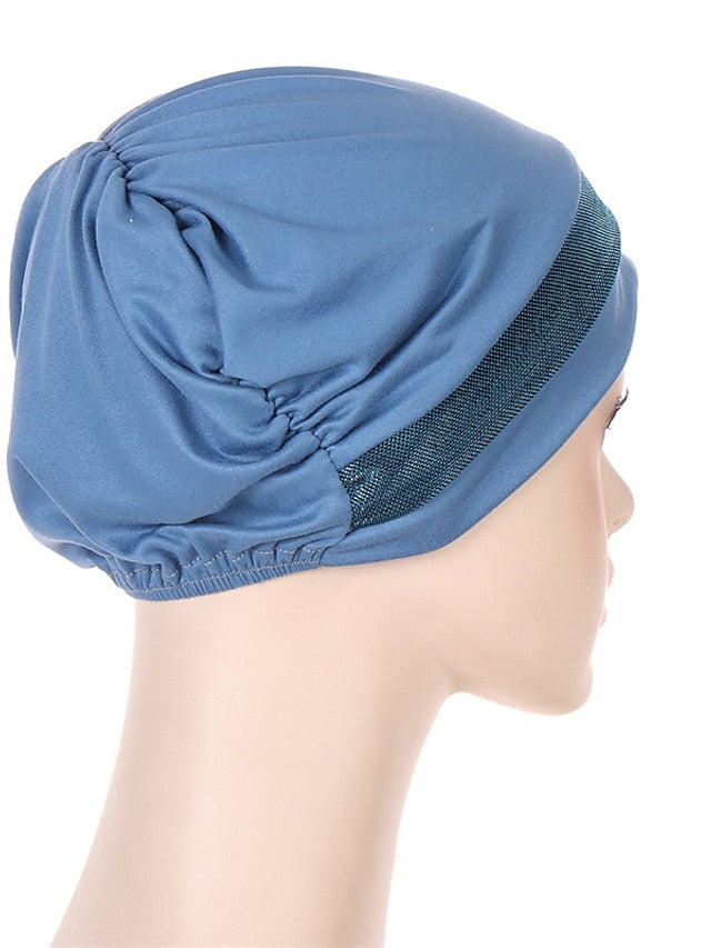 Soft Stretchy Under Scarf Cap for Women Soild Color Inner Hijab Bonnet Muslim Under Hijab Turban Hat for Women - LuckyFash™