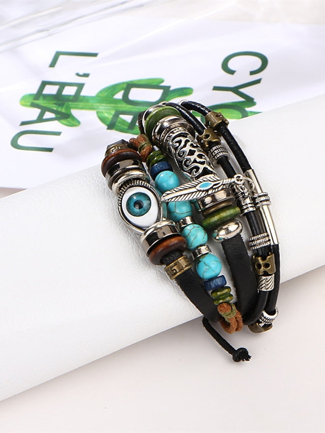 Women's Bracelets Artistic Party Color Block Bracelets & Bangles / Black / Silver / Blue / Fall / Winter - LuckyFash™