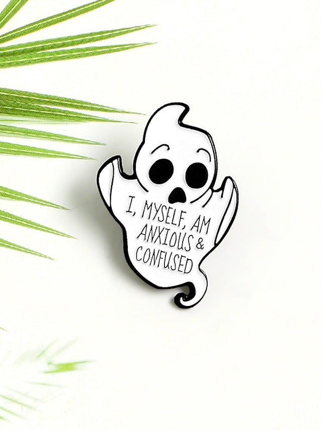 Women's Brooches Classic Cartoon Characters Personalized Stylish Artistic Trendy Sweet Brooch Jewelry White For Daily Formal Prom Date Beach - LuckyFash™