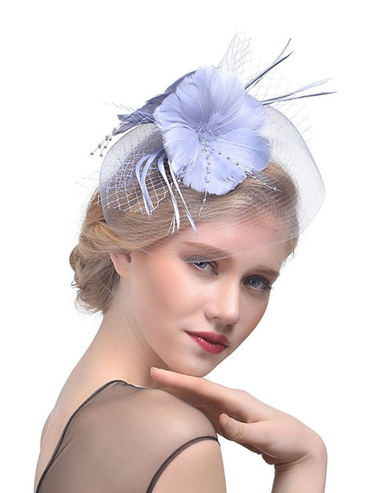 Hair Clip Party Party Solid Color Headwear / Beige / Black / Gray / Fall / Winter for Women - LuckyFash™
