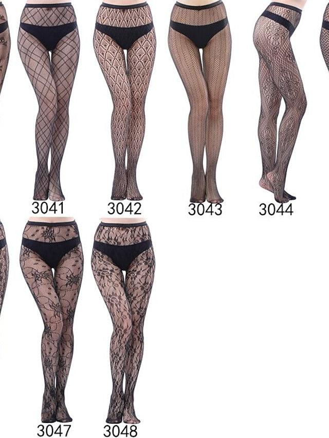 Women's Panty Hose Party Daily Solid Color Spandex Nylon Sexy 1 Pair - LuckyFash™