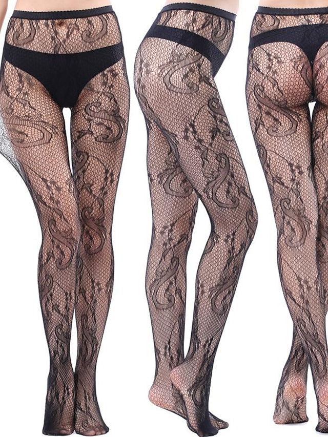 Women's Panty Hose Party Daily Solid Color Spandex Nylon Sexy 1 Pair - LuckyFash™