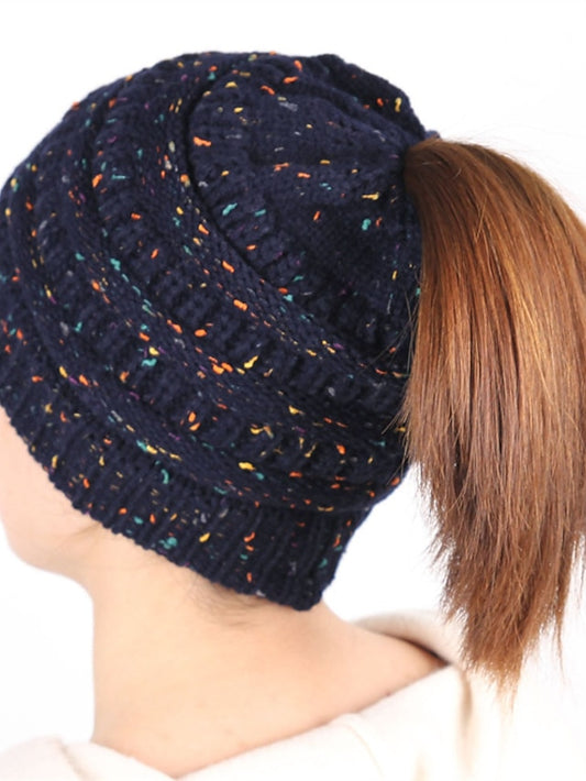Women's Hat Beanie / Slouchy Black Khaki Light Gray Outdoor Home Daily Knit Letter Multicolor Portable Windproof Comfort - LuckyFash™