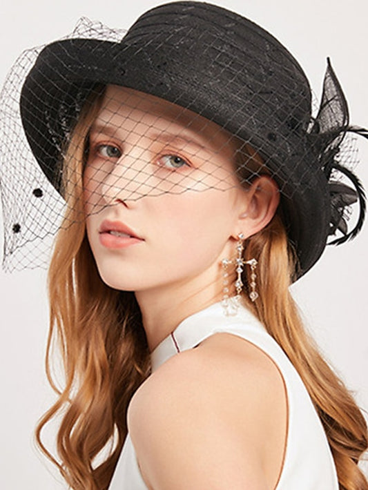 Women's Hat Bucket Hat Sun Hat Black Purple Pink Party Outdoor Dailywear Floral Floral Portable Windproof Comfort - LuckyFash™