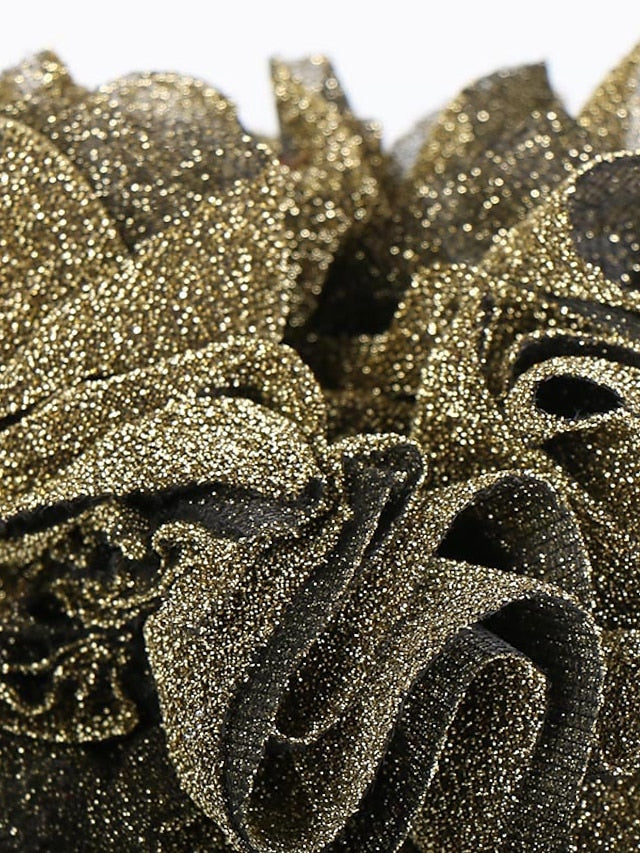 Bling Scrunchies Giant Large Intestine Big Hair Ties Elastic Rubber Bands Glitter Ponytail Holder Hijab Volumizing Scrunchies for Women - LuckyFash™