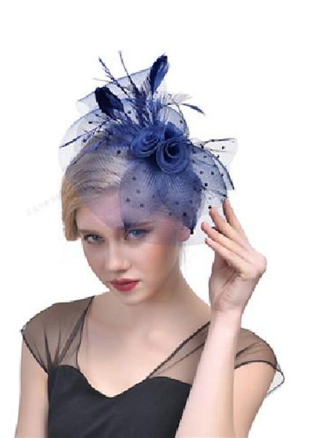 Women's Hair Clip Party Party Solid Color Headwear / Red / Blue / Fall / Winter / Spring - LuckyFash™
