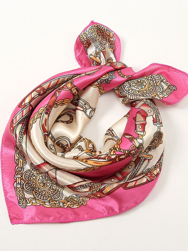Women's Neckerchief Gift Daily Holiday Tie Dye Polyester Bohemia Decoration Casual 1 PC - LuckyFash™
