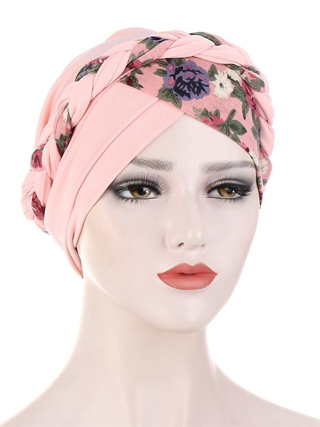 Cotton Print Muslim Turban Scarf For Women Islamic Inner Hijab Caps Arab Wrap Head Scarves Femme Musulman Turbante Mujer - LuckyFash™