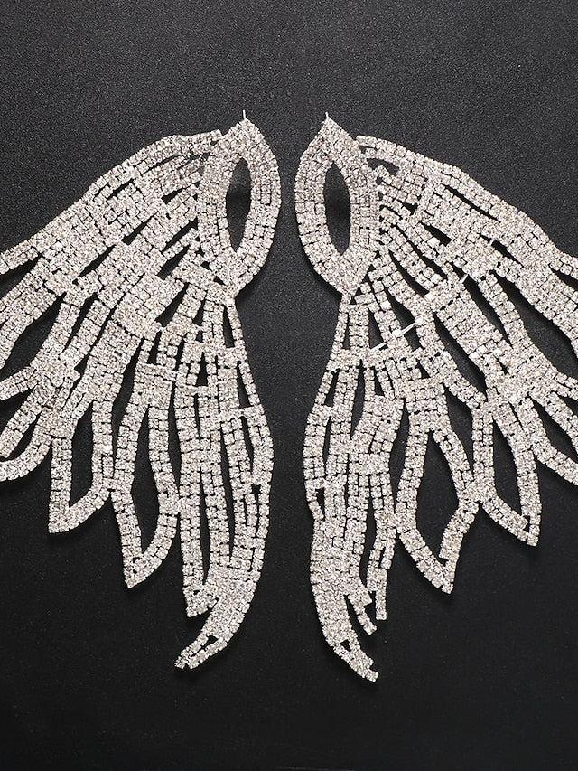 Women's Earrings Fancy Lucky Hope Imitation Diamond Earrings Jewelry Silver / Gold For Street Gift Prom - LuckyFash™