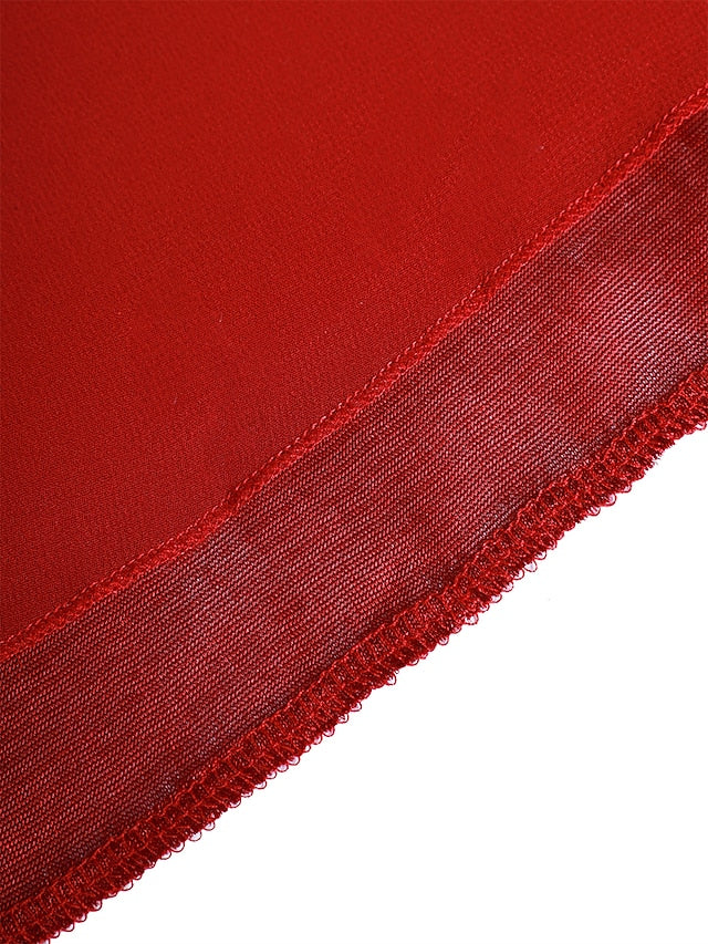 Women‘s Formal Party Dress Lace Dress Long Dress Maxi Dress Green Wine Navy Blue Black 3/4 Length Sleeve Pure Color Lace Ruched Winter Fall Crew Neck Elegant Formal Romantic 2023 S M L XL XXL - LuckyFash™