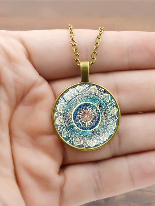 Women's necklace Contemporary Anniversary Flower Necklaces / Gold / Silver / Fall / Winter / Spring - LuckyFash™