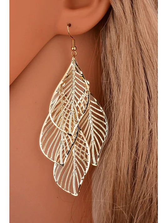Women's Earrings Fashion Outdoor Leaf Earring - LuckyFash™