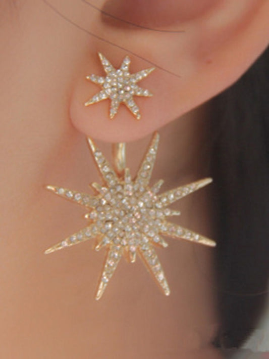 Women's Earrings Chic & Modern Party Star Earring / Wedding / Gold / Silver / Fall / Winter - LuckyFash™