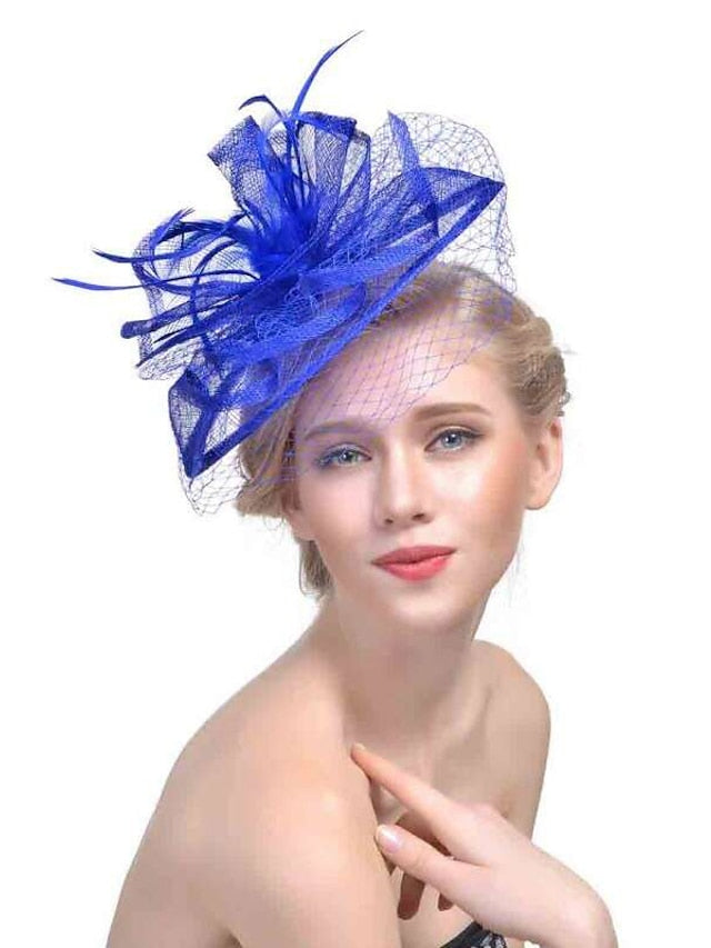 Women's Hair Clip Party Party Solid Color Headwear / Black / Yellow / Red / Blue / Purple - LuckyFash™