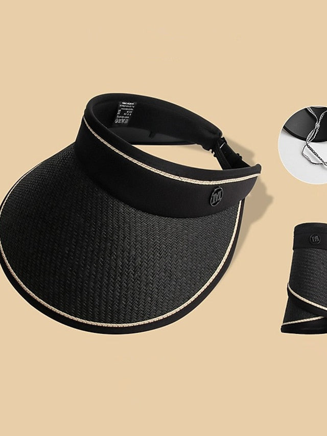 Women's Straw Hat Outdoor Daily Holiday Straw Sports & Outdoors Casual Beach Sunscreen Casual / Daily 1 pcs - LuckyFash™