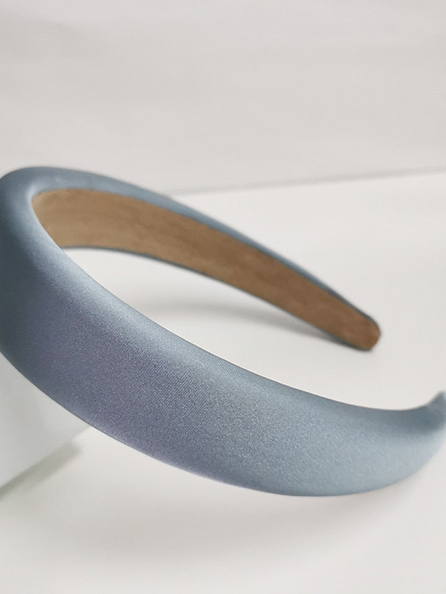 Women's Girls' Headbands Headband For Daily Fabric 15A Satin Black 3A Satin Nude Apricot 2A Satin Champagne - LuckyFash™