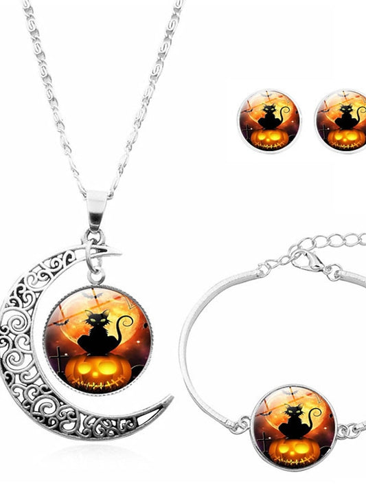 Women's Jewelry Sets Daily Halloween Cat Necklaces - LuckyFash™