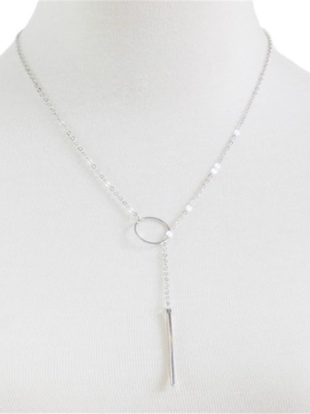 Women's necklace Chic & Modern Daily Geometry Necklaces / Gold / Silver / Fall / Winter / Spring - LuckyFash™
