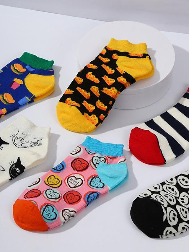 Women's Anckle Socks Low Cut Socks Office Work Daily Animal Dot Spandex Nylon Cotton Basic Casual Classic 1 Pair - LuckyFash™
