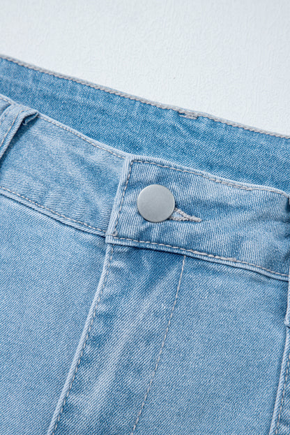 high rise barrel jeans