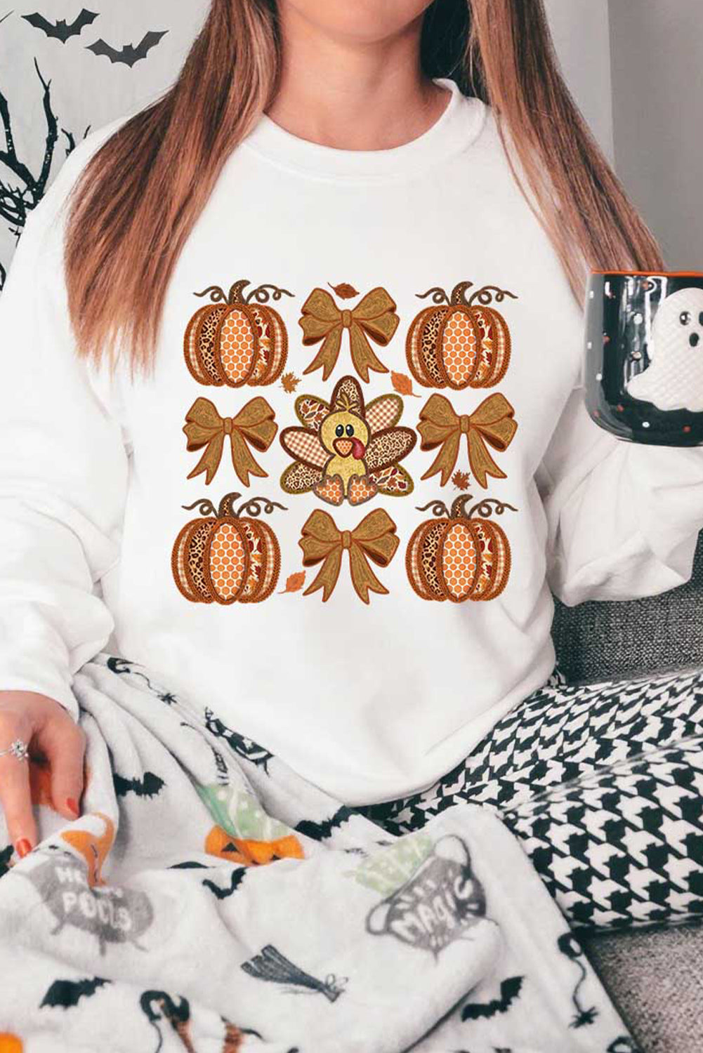 thanksgiving graphic sweatshirt