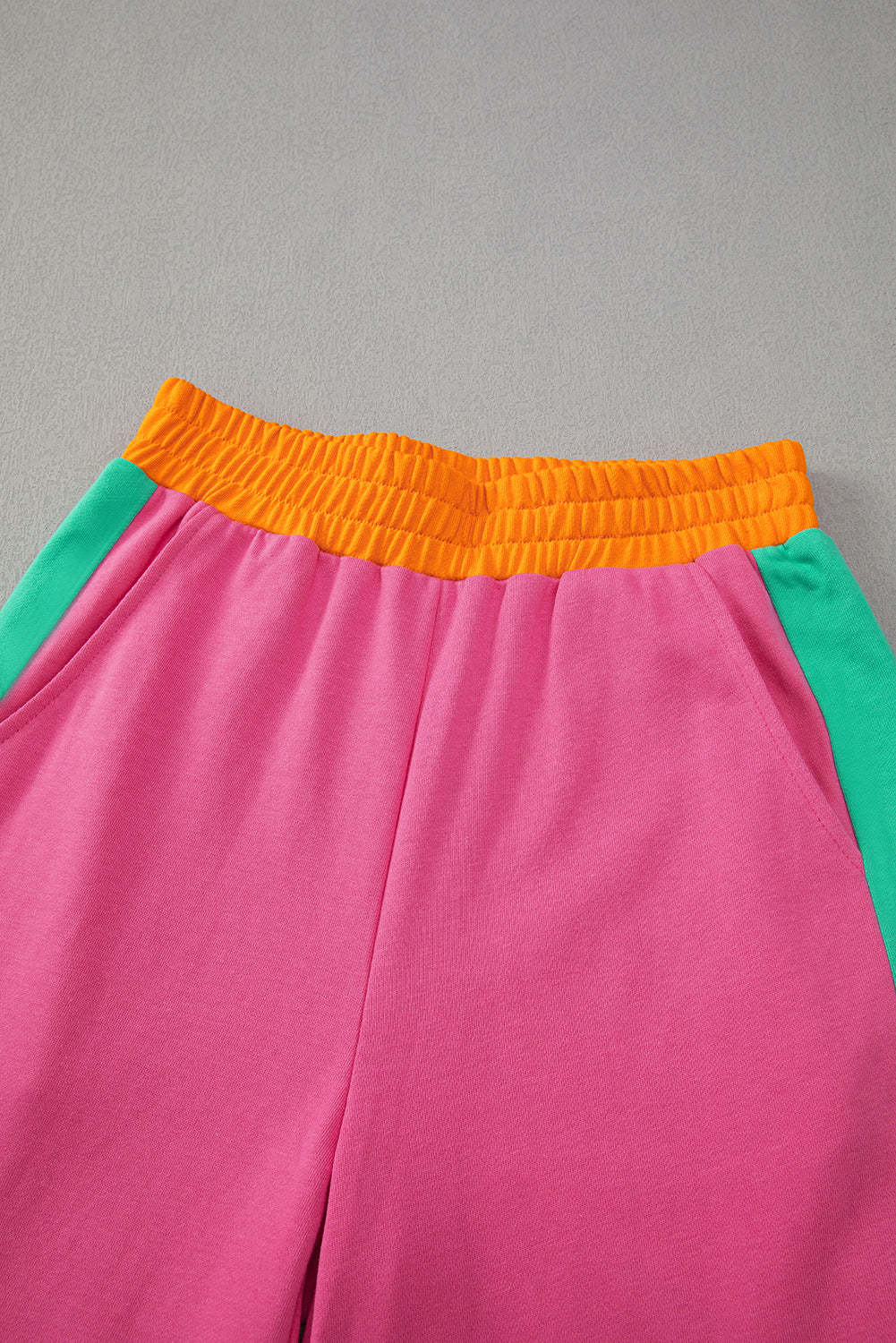 color block sweatpant set