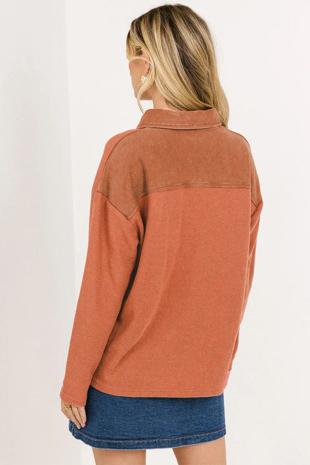 thermal knit top