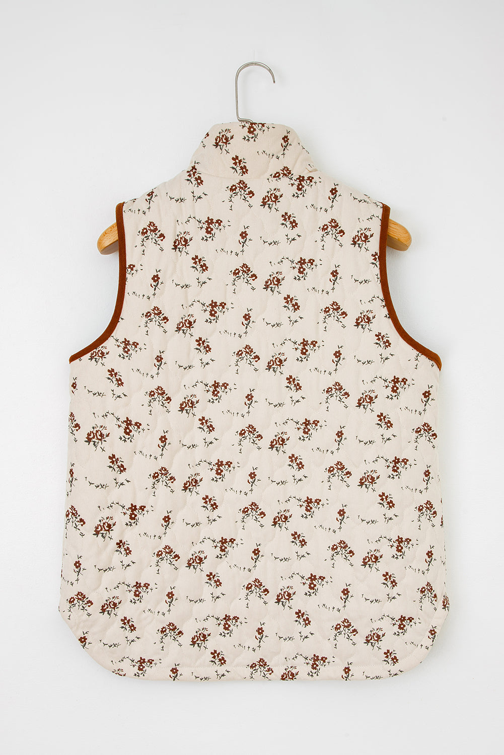 floral print vest