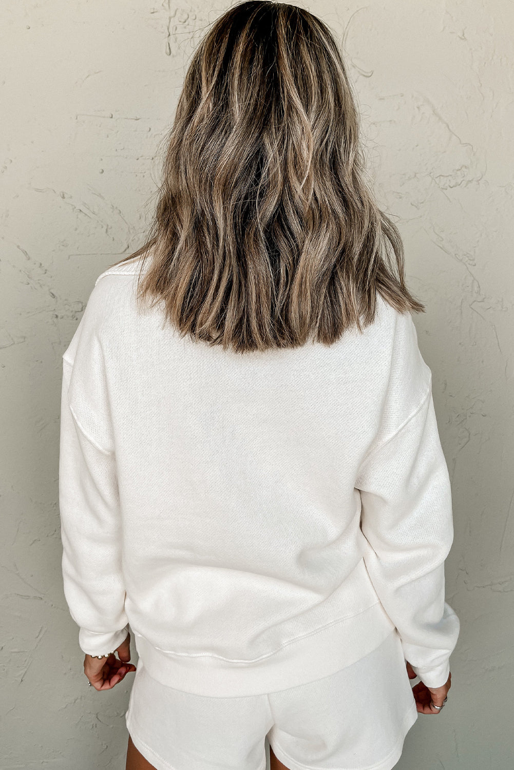 sweatshirt short set