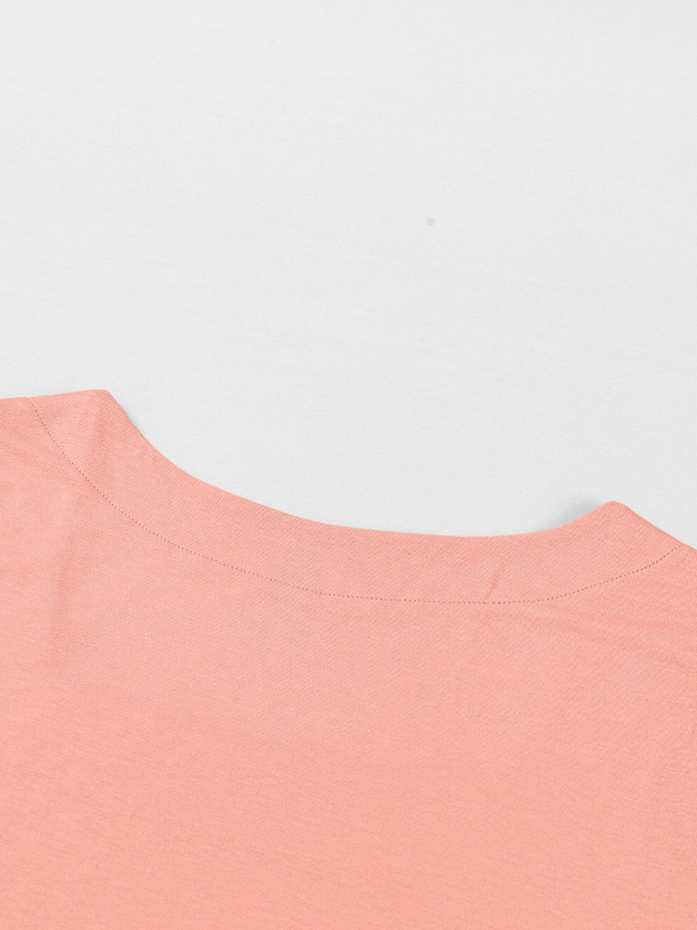 Pink Plus Size Square Neck Flounced Sleeve Top