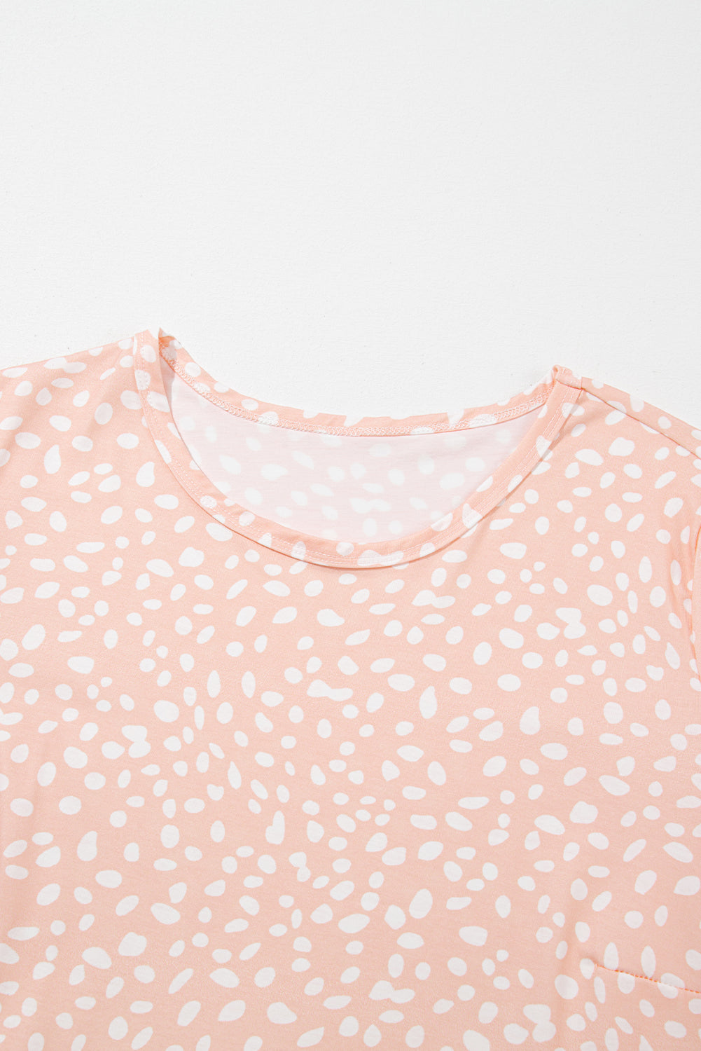 Pink Leopard Tiered Ruffle Plus Size Dress