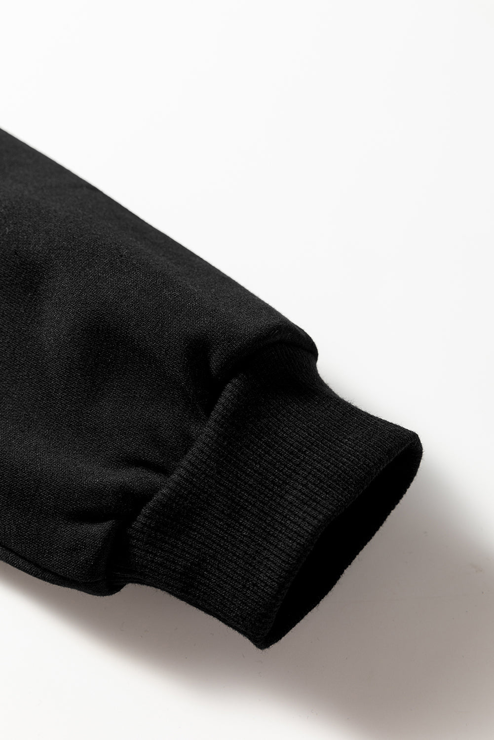 black sweatshirt dress