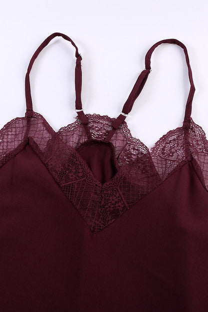 Lace Racerback Tank Top for Romantic Dates and Club Nights