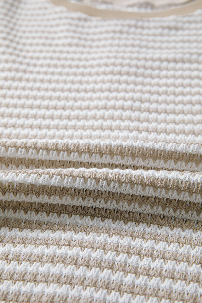 striped long sleeve top