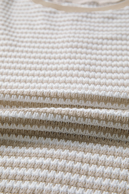 striped long sleeve top