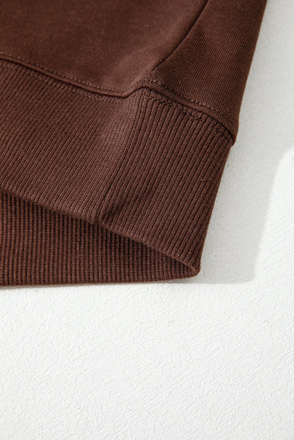 varsity striped sweatshirt